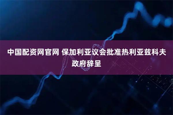 中国配资网官网 保加利亚议会批准热利亚兹科夫政府辞呈